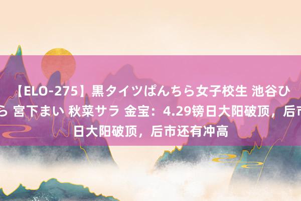 【ELO-275】黒タイツぱんちら女子校生 池谷ひかる さくら 宮下まい 秋菜サラ 金宝：4.29镑日大阳破顶，后市还有冲高