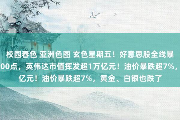 校园春色 亚洲色图 玄色星期五！好意思股全线暴跌，谈指重挫超1400点，英伟达市值挥发超1万亿元！油价暴跌超7%，黄金、白银也跌了